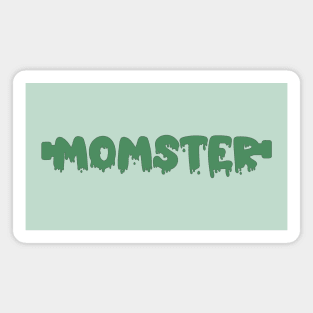 Monster Mom Halloween Print Magnet